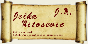 Jelka Mitošević vizit kartica